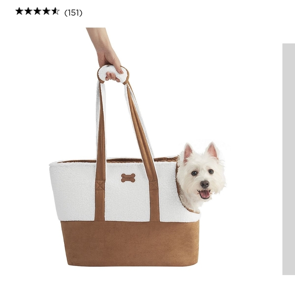 Brown and White Dog Carrier Tote - Picture 1 of 1